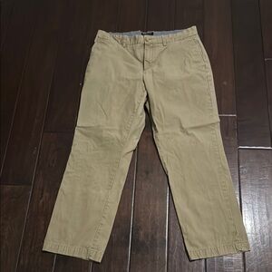 Banana Republic Tan Chinos Classic Cotton Twill